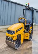JCB CT160-80 double drum ride on roller Year: 2021 S/N: 3051389 Recorded Hours: 424 8180  c/w