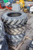 4 - 15.5/80-24 telehandler tyres