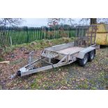 Indespension 8ft x 4ft tandem axle plant trailer S/N: 130924 A957057
