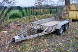 Indespension 8ft x 4ft tandem axle plant trailer S/N: 130924 A957057