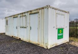 24ft x 9ft steel anti-vandal welfare site unit Comprising of: Canteen area, drying room, office,
