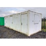 24ft x 9ft steel anti-vandal welfare site unit Comprising of: Canteen area, drying room, office,