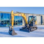XCMG XE60GA 6 tonne steel tracked excavator Year: 2025 S/N: ESKA21827 Recorded Hours: 15 blade,