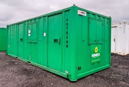 24ft x 9ft steel anti-vandal welfare site unit Comprising of: Canteen area, drying room, office,