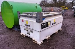 Western Transcube 2800 litre static buded fuel bowser c/w manual pump, delivery hose & nozzle