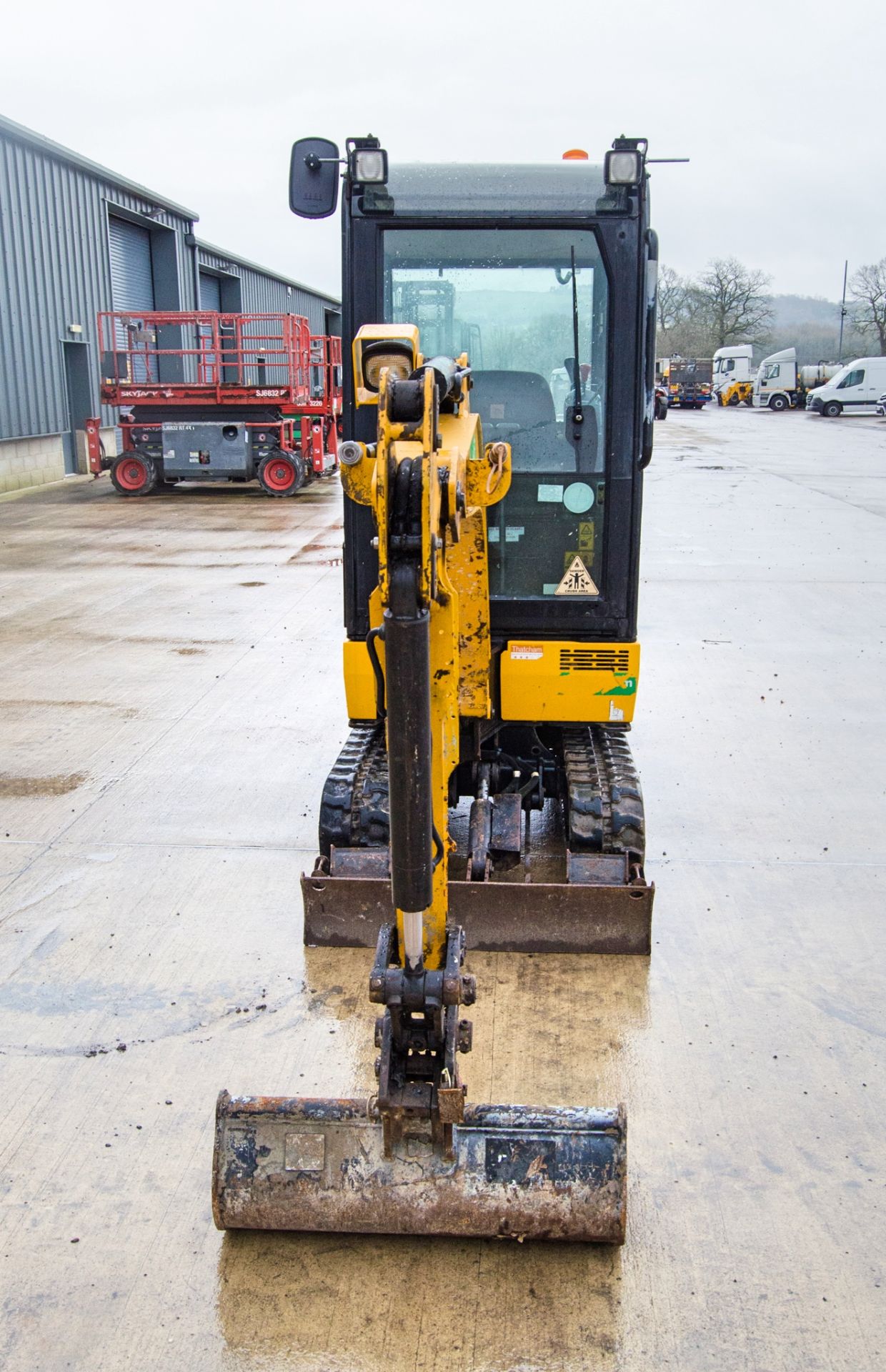 JCB 16C-1 1.6 tonne rubber tracked mini excavator Year: 2018 S/N: 2492810 Recorded Hours: 174 blade, - Image 5 of 26