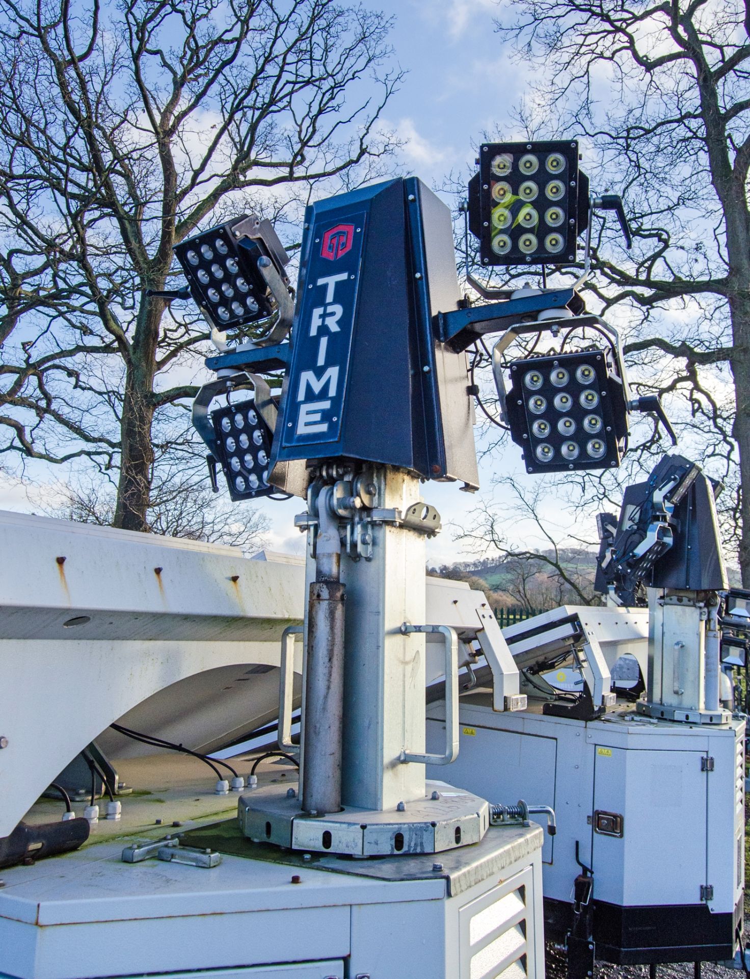 Trime X-Solar solar powered 4 head LED fast tow mobile lighting tower Year: 2022 S/N: 560220456 - Image 6 of 7