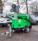 Trime X-Hybrid battery/solar 4-head LED fast tow mobile lighting tower Year: 2022 S/N: 560220750