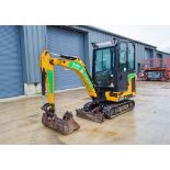 JCB 16C-1 1.6 tonne rubber tracked mini excavator Year: 2019 S/N: 2701366 Recorded Hours: 312 blade,