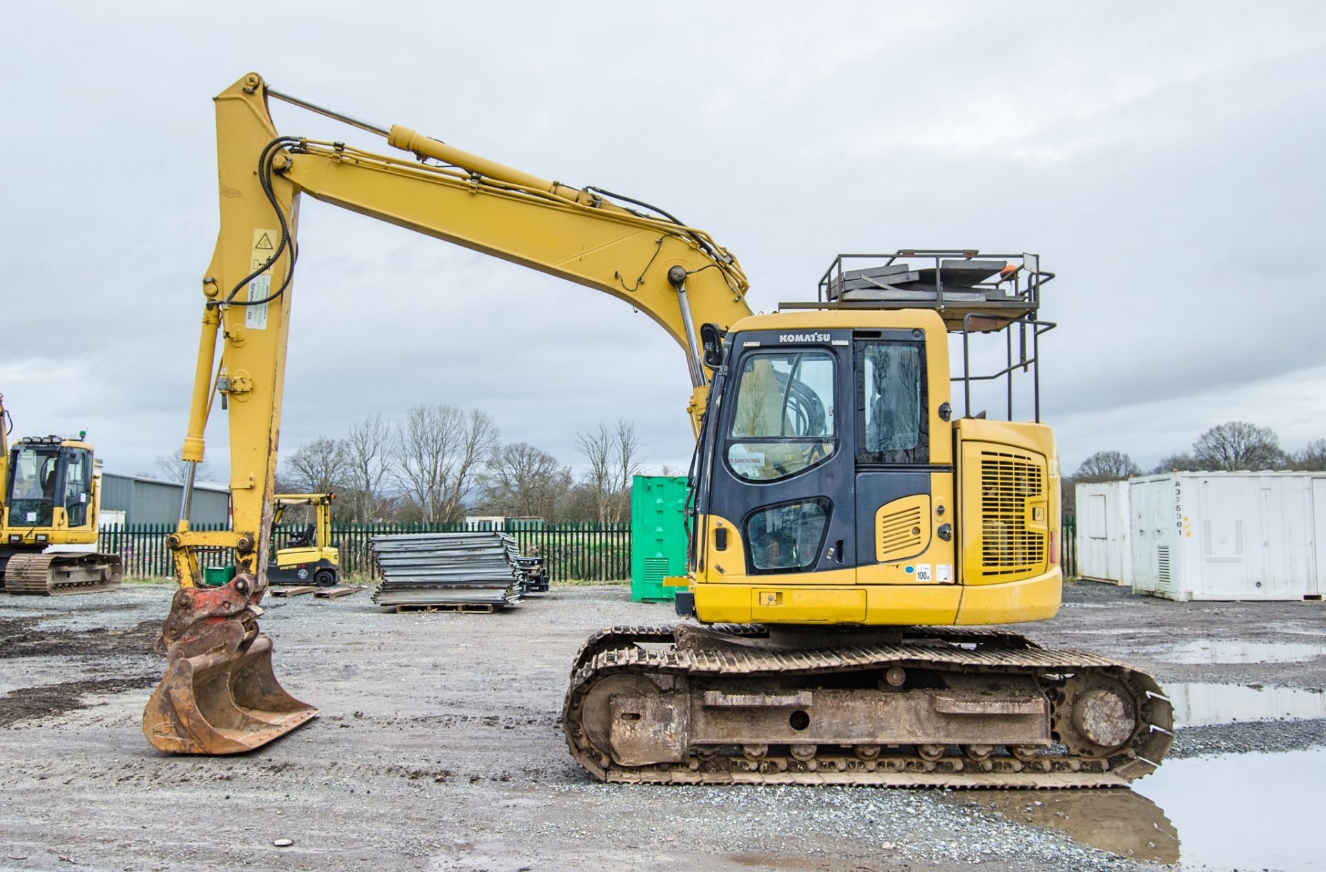 Komatsu PC138US-10 13 tonne steel tracked excavator Year: 2015 S/N: 43089 Recorded Hours: 6091 - Image 7 of 27