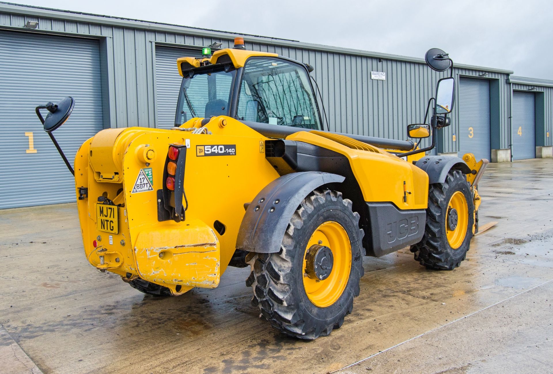 JCB 540-140 Hi-Viz Stage V 14 metre telescopic handler Year: 2021 S/N: 3084895 Recorded Hours: - Image 4 of 26