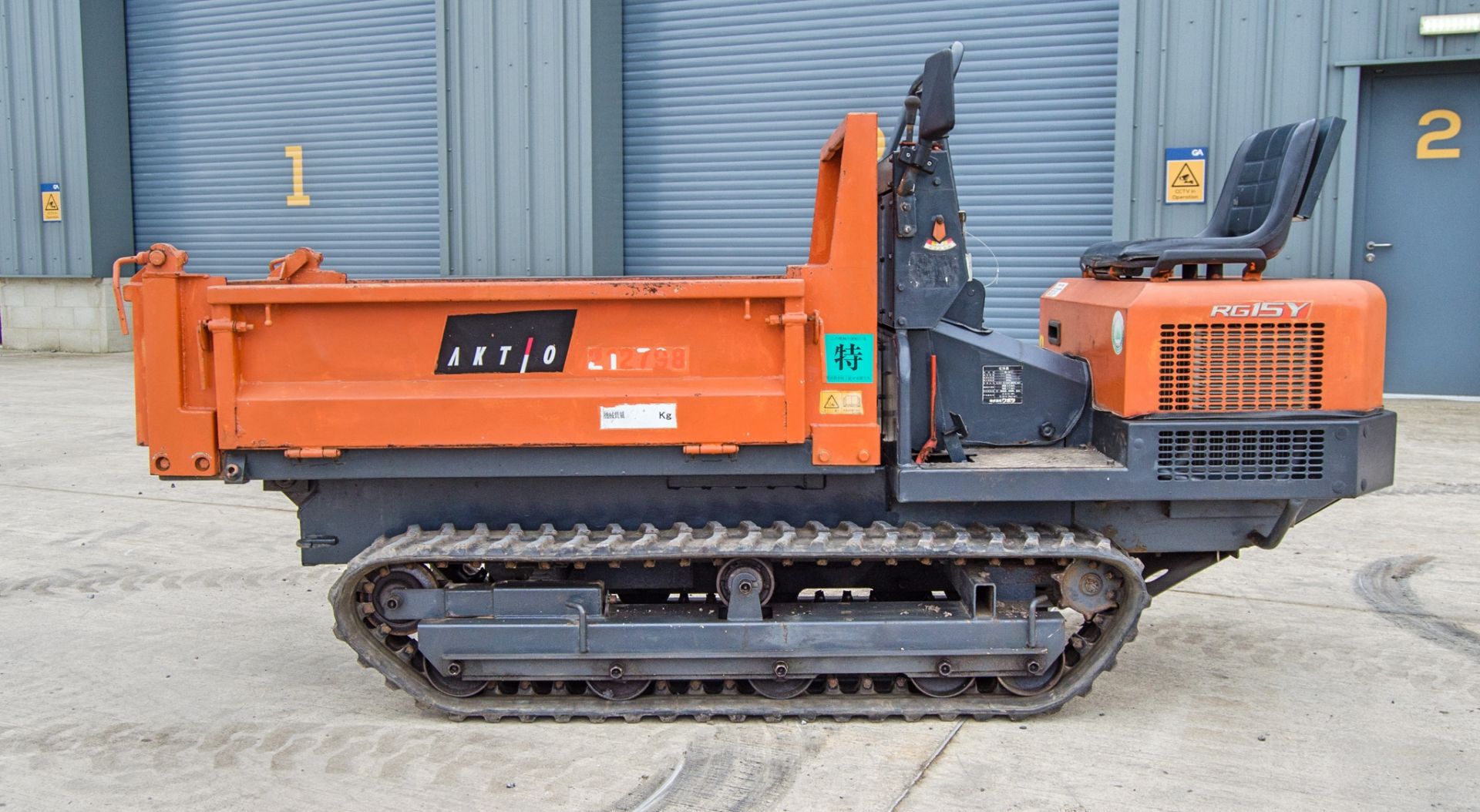 Kubota RG15-5 1.5 tonne rubber tracked dumper S/N: 4EL0756 Recorded Hours: 648 - Image 8 of 21