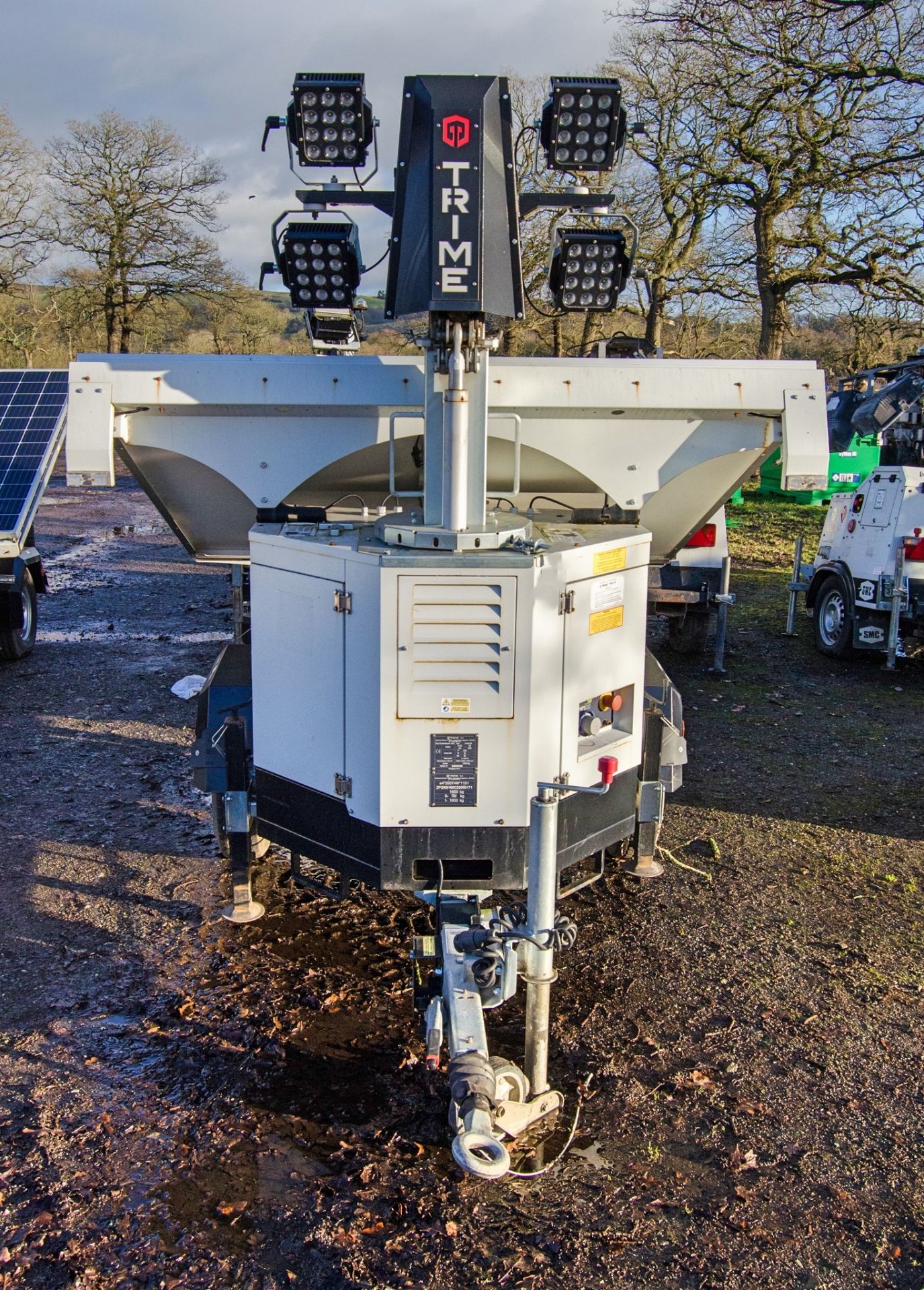 Trime X-Solar solar powered 4 head LED fast tow mobile lighting tower Year: 2022 S/N: 560220392 - Image 5 of 7
