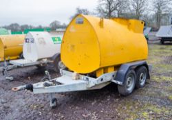 Western Abbi 2000 litre fast tow mobile buded fuel bowser c/w 110v electric pump, delivery hose &