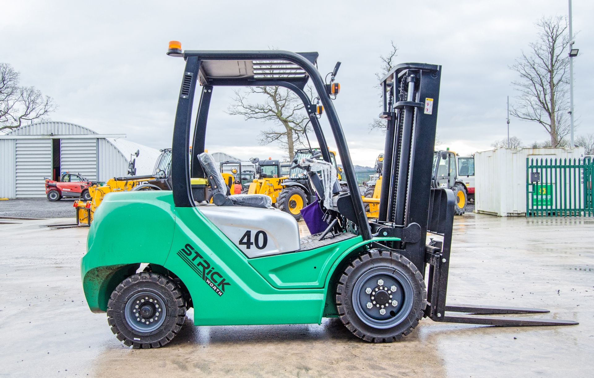 Strickworth SWP-40 4 tonne diesel fork lift truck Date of Manufacture: 2025 S/N: 25021541 Recorded - Image 8 of 23