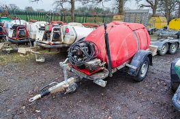 Western diesel driven fast tow pressure washer bowser c/w hose & lance A1172267