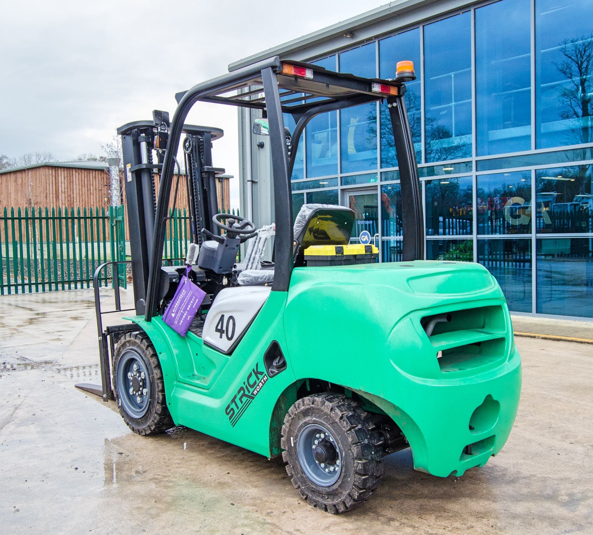 Strickworth SWP-40 4 tonne diesel fork lift truck Date of Manufacture: 2025 S/N: 25021541 Recorded - Image 4 of 23