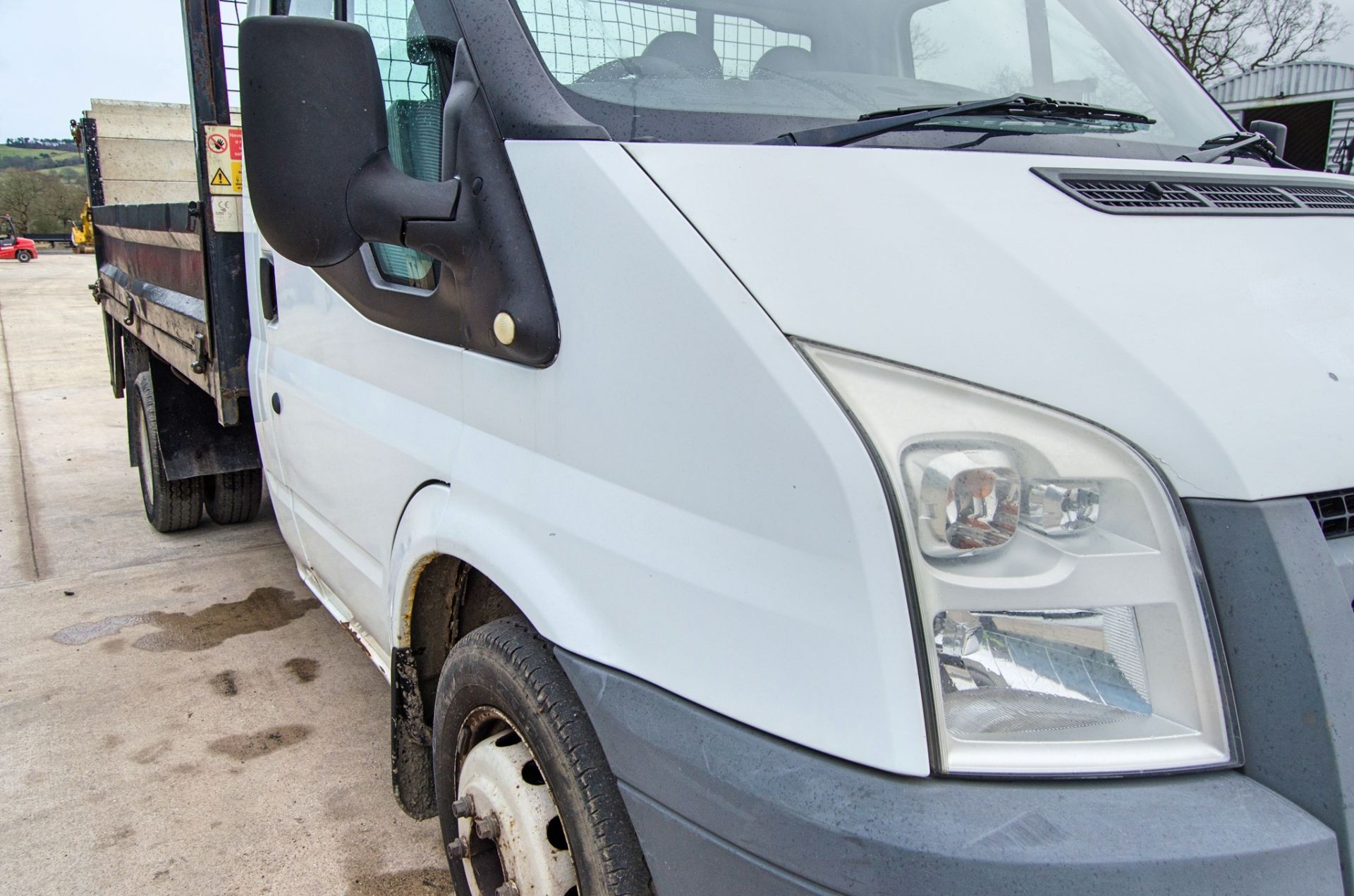 Ford Transit 115 T350M 2402cc diesel 6 speed manual tipper Registration Number: BG61 JMV Date of - Image 10 of 33