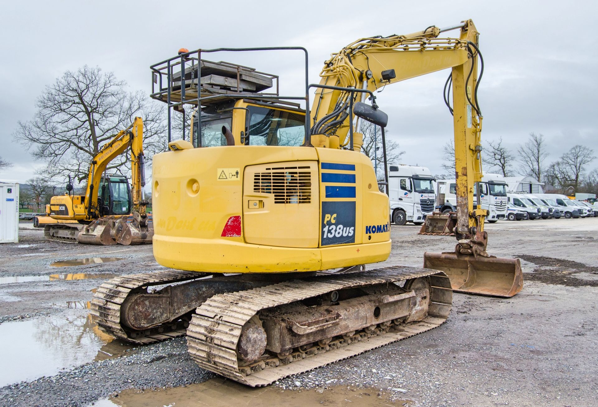 Komatsu PC138US-10 13 tonne steel tracked excavator Year: 2015 S/N: 43089 Recorded Hours: 6091 - Image 3 of 27