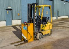 Hyster J1.60 XMT 1.6 tonne battery electric fork lift truck Year: 2008 S/N: J160A06269F Recorded