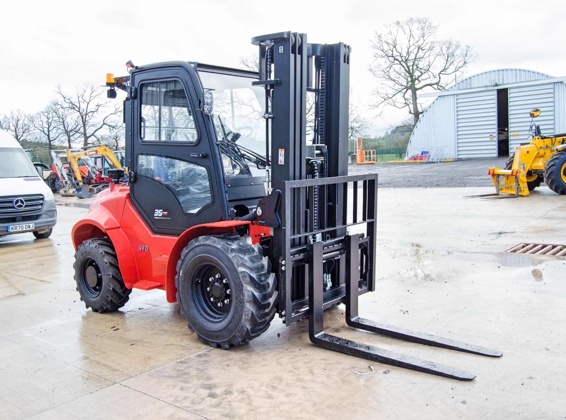 CPC 935 3.5 tonne 4WD diesel rough terrain fork lift truck Date of Manufacture: October 2025 S/N: - Image 2 of 26