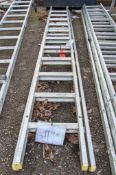 2 stage aluminium ladder A941997