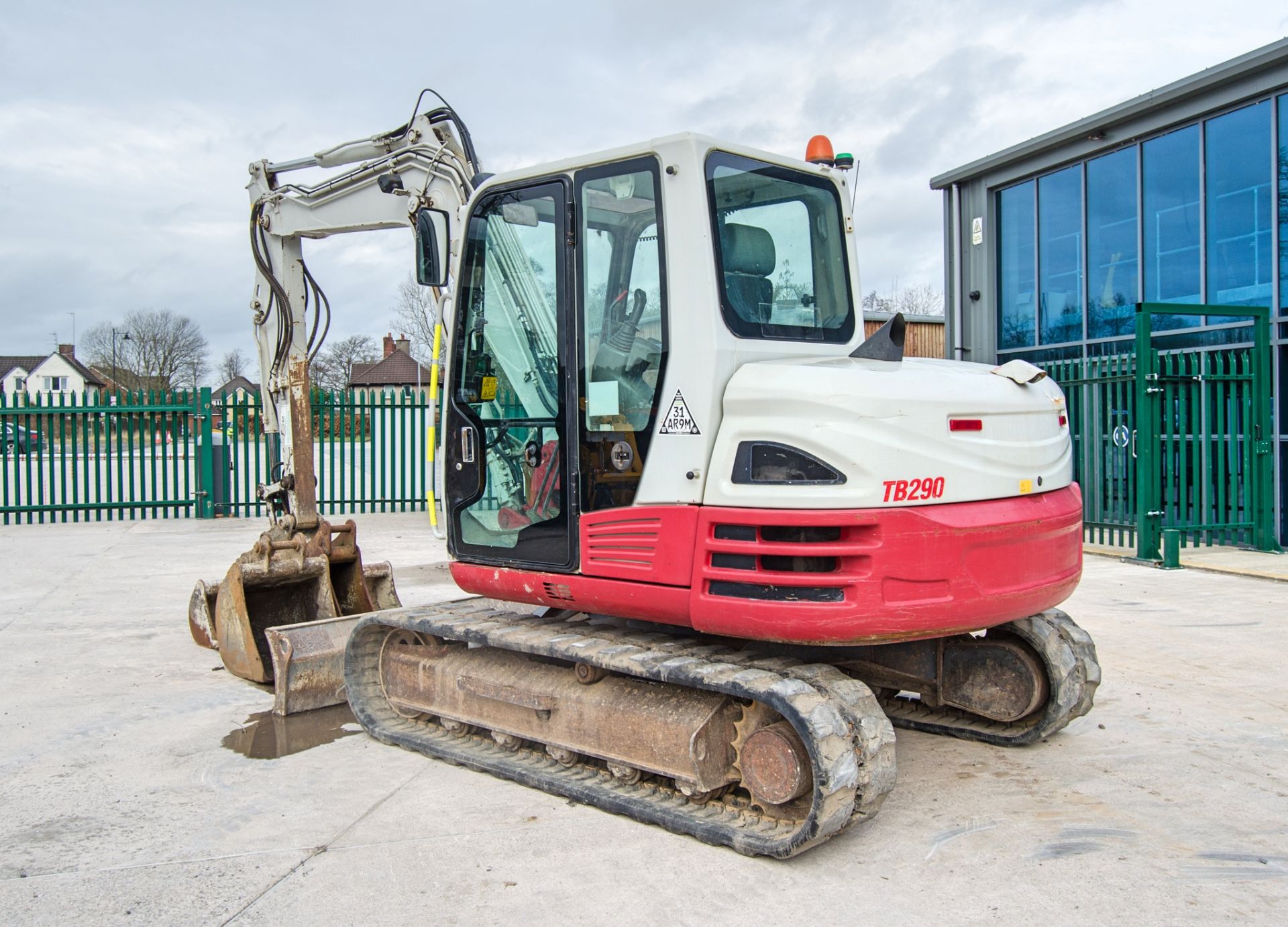 Takeuchi TB290 9 tonne rubber tracked excavator Year: 2018 S/N: 190200925 Recorded Hours: 7191 - Image 4 of 28