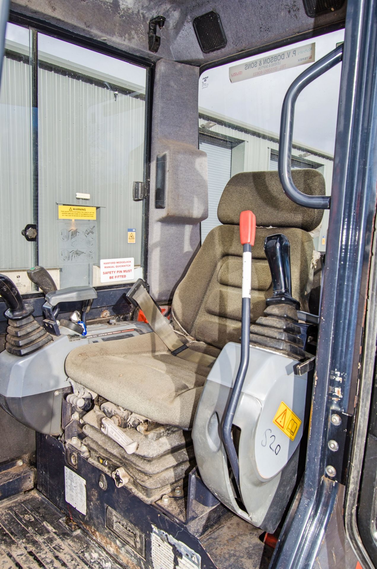 Kubota KX61-3 2.6 tonne rubber tracked excavator Year: 2017 S/N: 83407 Recorded Hours: 2864 blade. - Image 19 of 25