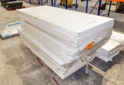 25 - 1981mm x 838mm interior doors ** Various thicknesses and unused **