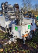 SMC TL90 diesel driven 4 head LED fast tow mobile lighting tower Year: 2018 S/N: T901714013 Recorded