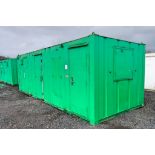 24ft x 9ft steel anti-vandal welfare site unit Comprising of: Canteen area, drying room, office,