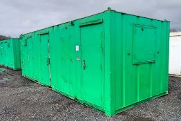 24ft x 9ft steel anti-vandal welfare site unit Comprising of: Canteen area, drying room, office,