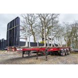 SDC 13.1 metre tri-axle skeletal log trailer Year: 2016 Reg/Ident No: C409060 VIN: SDCSK435300141648