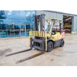 Hyster H4.5 4.5 tonne gas powered fork lift truck Year: 2009 S/N: B02414G Recorded Hours: 5083