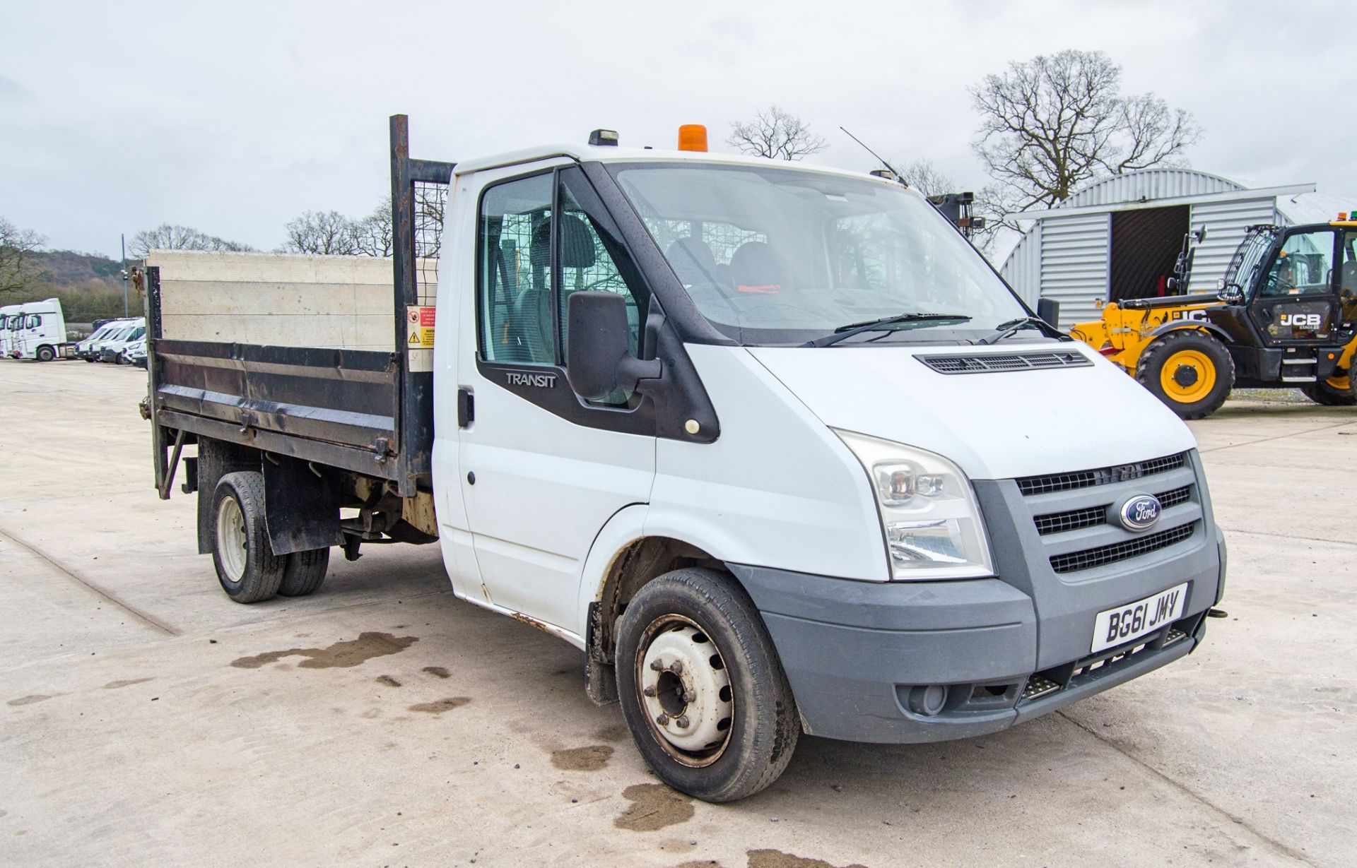 Ford Transit 115 T350M 2402cc diesel 6 speed manual tipper Registration Number: BG61 JMV Date of - Image 2 of 33