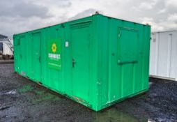 24ft x 9ft steel anti-vandal welfare site unit Comprising of: Canteen area, drying room, office,