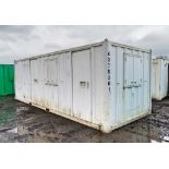 24ft x 9ft steel anti-vandal welfare site unit Comprising of: Canteen area, drying room, office,