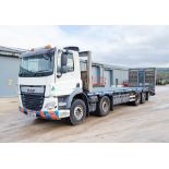 DAF CF 32 tonne 8x2 10,837cc diesel automatic beaver tail plant lorry Registration Number: PN16