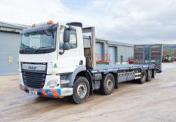 DAF CF 32 tonne 8x2 10,837cc diesel automatic beaver tail plant lorry Registration Number: PN16