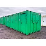 24ft x 9ft steel anti-vandal welfare site unit Comprising of: Canteen area, drying room, office,