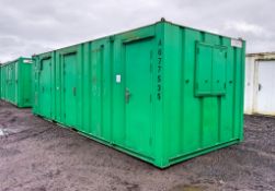 24ft x 9ft steel anti-vandal welfare site unit Comprising of: Canteen area, drying room, office,