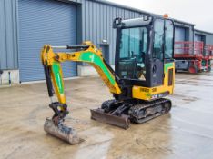 JCB 16C-1 1.6 tonne rubber tracked mini excavator Year: 2018 S/N: 2492810 Recorded Hours: 174 blade,