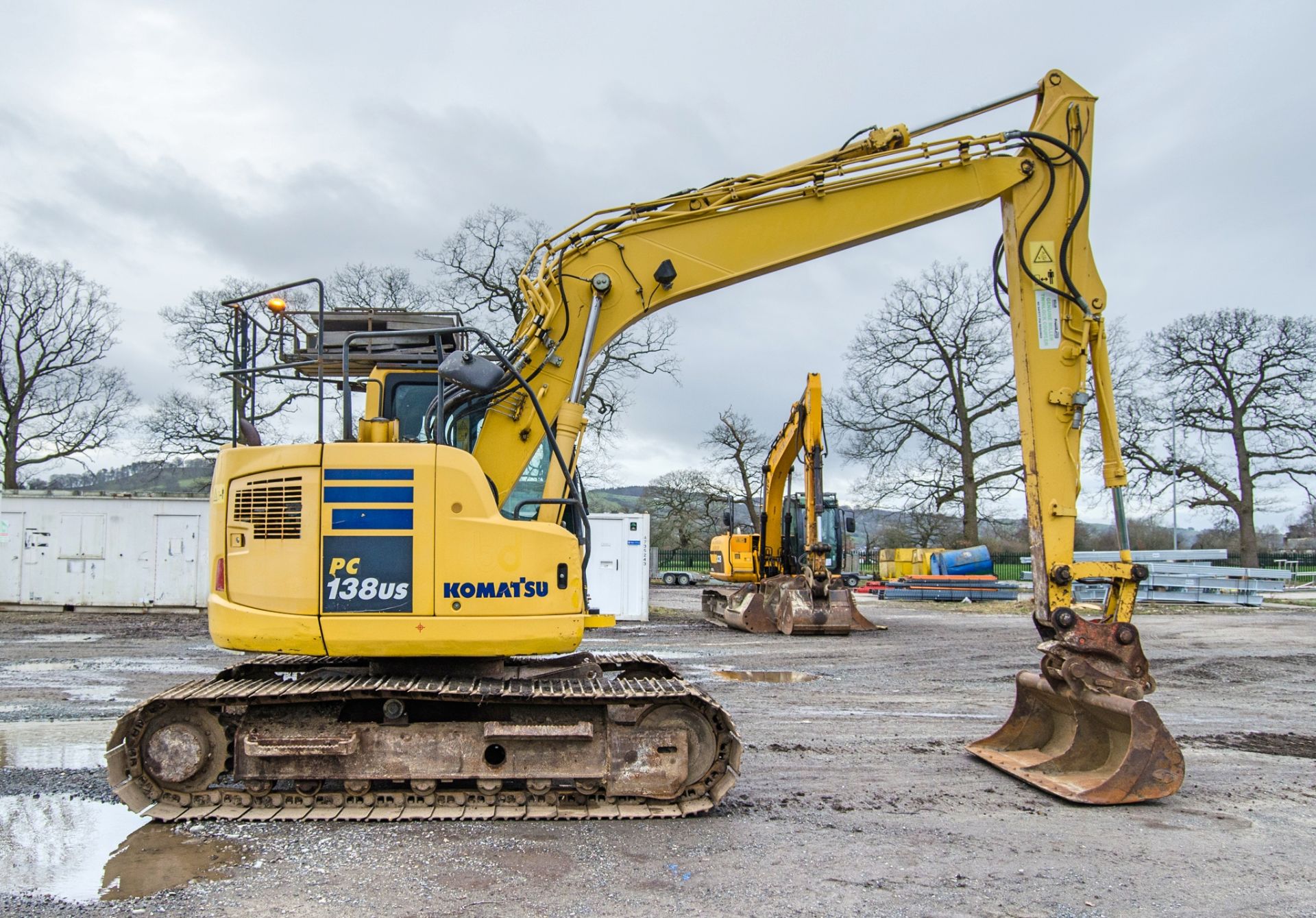 Komatsu PC138US-10 13 tonne steel tracked excavator Year: 2015 S/N: 43089 Recorded Hours: 6091 - Image 8 of 27