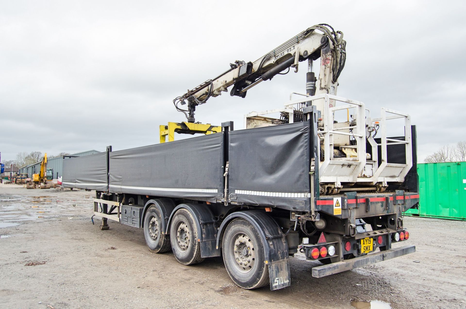 SDC 12.9 metre tri-axle brick & block trailer Year: 2014 Registration Ident: C360823 VIN: - Image 4 of 27