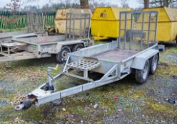 Indespension 8ft x 4ft tandem axle plant trailer S/N: 131295 A9952543