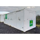 24ft x 9ft steel anti vandal welfare site unit Comprising of: canteen area, drying room, office,
