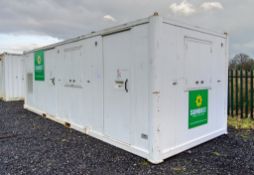 24ft x 9ft steel anti vandal welfare site unit Comprising of: canteen area, drying room, office,