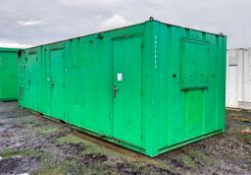 24ft x 9ft steel anti vandal welfare site unit Comprising of: Canteen area, drying room, office,