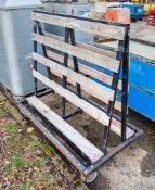 Plasterboard/glass panel trolley