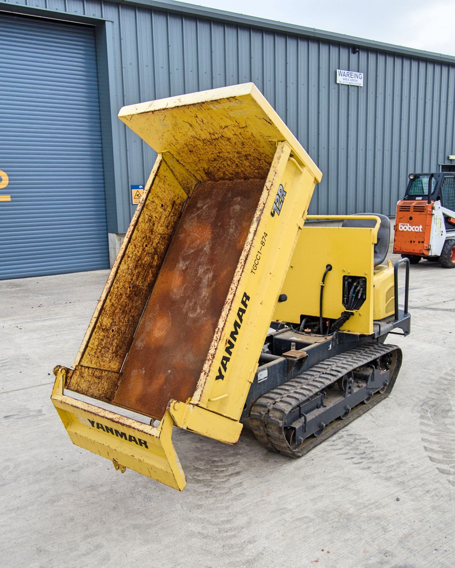 Yanmar CR12 1.2 tonne rubber tracked dumper S/N: J28599 Recorded Hours: 544 - Image 9 of 23
